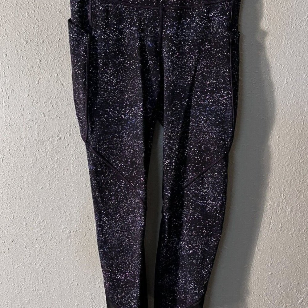 Lululemon Gait Keeper 7/8 Tight Leggings Crystalline Purple Multi Size 4